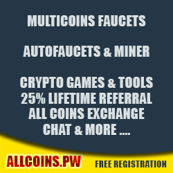 Allcoins.pw, Faucet Lengkap Untuk Berbagai Macam Cryptocurrency